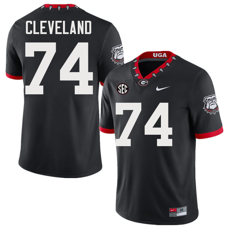 Ben Cleveland Georgia Jersey,University Of Georgia Bulldogs Football Jersey,Uniforms,Gears-Throwback